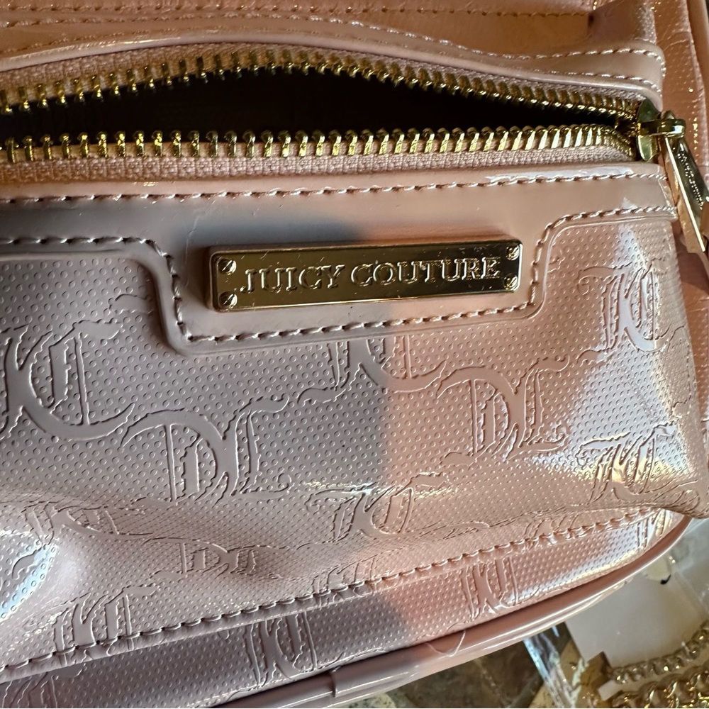 Juicy Couture Rosie Mini Backpack Pink Diamond NWT Gold CZ Bracelets Purse Charm - Picture 7 of 13
